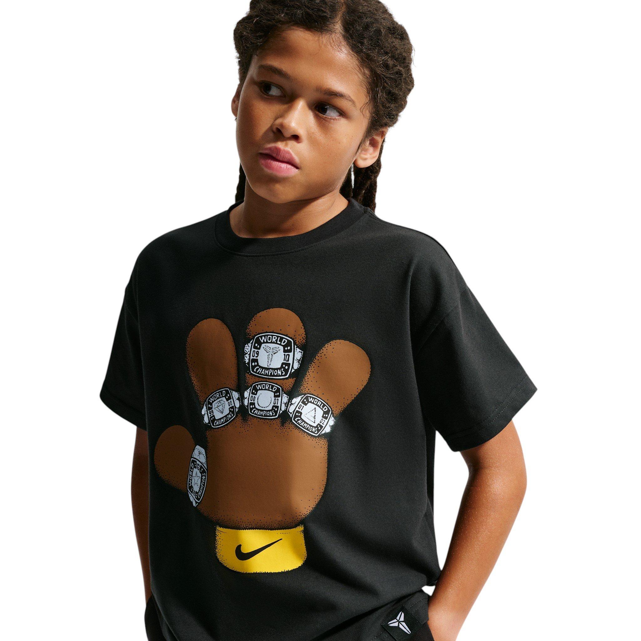 Nike Big Kids' Kobe Max90 Rings Dri-FIT Graphic T-Shirt - Black - BLACK